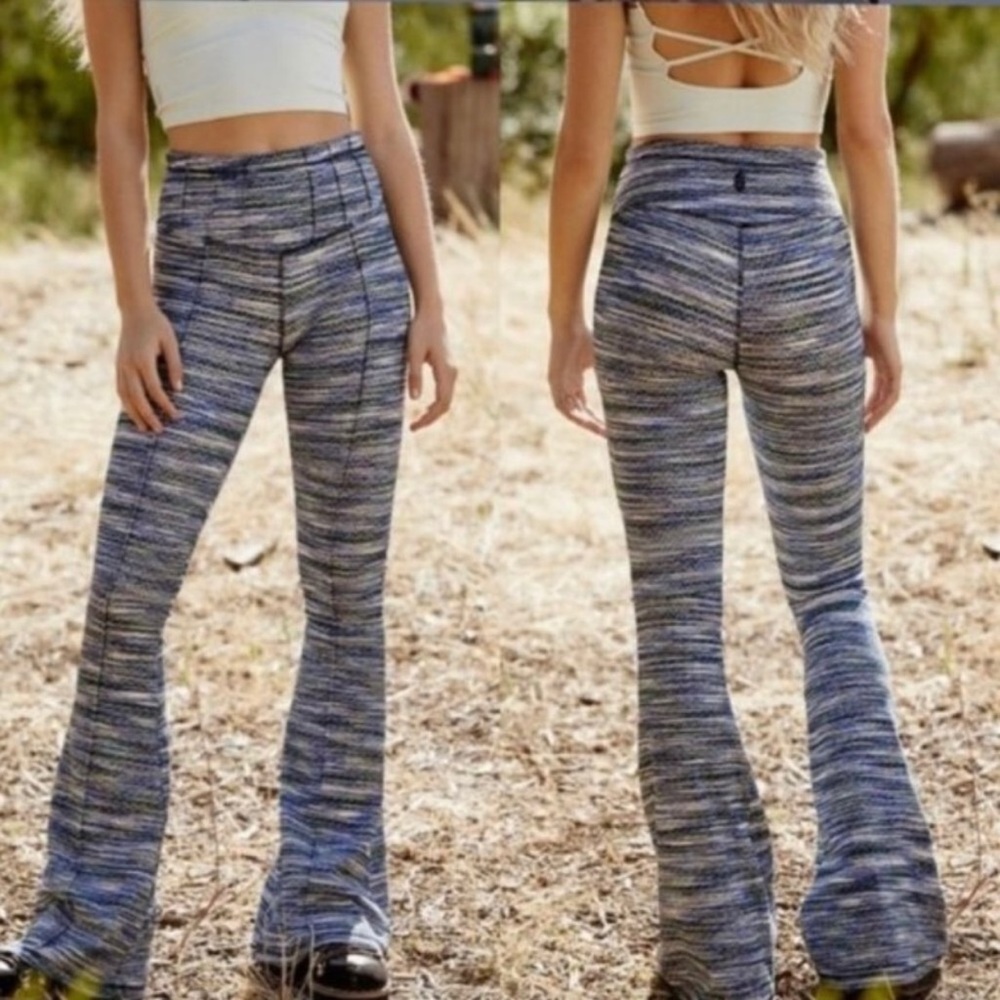 Free People Movement Flare Indigo Leggings Medium